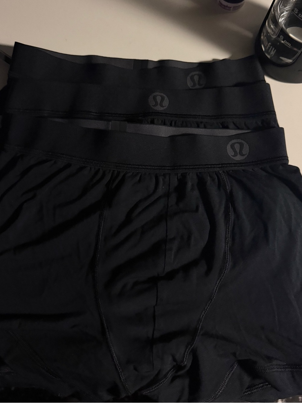 New Lululemon Always in Motion Men’s Boxer 3 Pack - Black